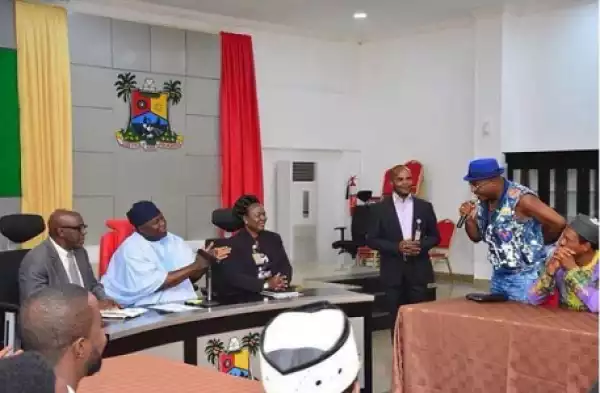 Governor Ambode Meets With Over 50 Entertainers In Lagos Today (Photos)